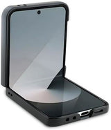 Karl Lagerfeld Saffiano Metal Pin Case for Samsung Galaxy Z Flip 6 Black - KLHCZF6SAPKCNPK