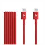 Beats 1.5M 60W USB C to USB C Woven Cable Rapid Red - MDGF4ZM/A