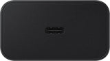 Samsung 3 Amp 25W USB C UK Mains Charger Black - EP-T2510NBEGGB