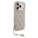 Guess 4G Charms Case for iPhone 17 Pro 6.3" Tone on Tone Pink - GUHMP17LGF4GCP