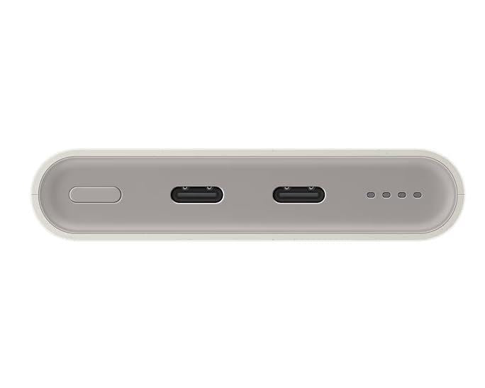 Samsung 10000mAh 25W Dual USB C Port Wireless Super Fast PD Battery Pack Beige - EB-U2510XUEGEU