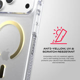 Tech21 Evo Crystal Case with MagSafe for iPhone 17/18 Pro Max 6.9" Clear Gold - T21-11700