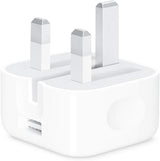 Apple 5W 3 Pin UK USB A Power Adapter White - MGMY3B/A