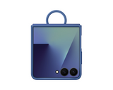 Samsung Galaxy Z Flip 7 6.9" Silicone Case with Ring Blue - EF-PF766TNEGWW