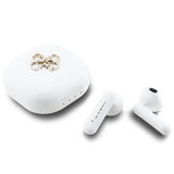 Guess 4G Metal Logo TWS Wireless Headphones White - GUTWSJ7HE4GH