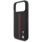 BMW M Perforated Stripe Logo Case with MagSafe for iPhone 17 Pro Max 6.9" Red - BMHMP17X25PCPSKR