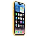 Apple Silicone Case with MagSafe for iphone 14 Pro 6.1" Sunglow - MPTM3ZM/A