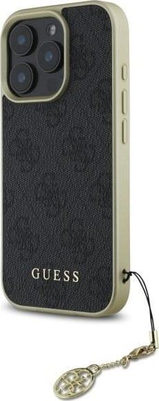 Guess 4G Charms Collection case for iPhone 16 Pro Max 6.9" Black - GUHCP16XGF4GGR
