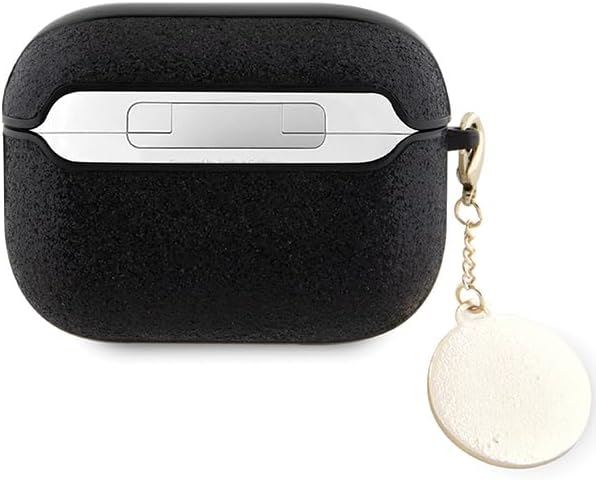 Guess Fixed Glitter Heart Diamond Charm Case for Airpods 2 Pro Black - GUAP2PGEHCDK