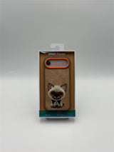 Nimmy Big Eye Cute Pet Siamese Cat Case with MagSafe for iPhone 17 Air 6.5" Brown Orange - N-XDY-IP17-AIR-026