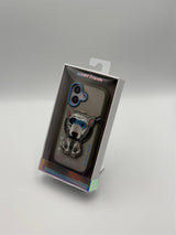 Nimmy Cool & Cute 2.0 Terrier Dog Case with MagSafe Stand for iPhone 17 6.3" Grey Blue - N-YJKM-CXZJZH-IP17-019