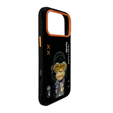 Nimmy Cool & Cute 2.0 Gorilla Case with MagSafe for iPhone 17 Pro Max 6.9" Black Orange - N-KMLL-IP17-PRO-MAX-016