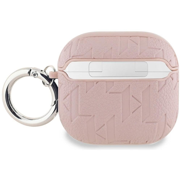 Karl Lagerfeld Monogram Choupette Head Case for AirPods 4 Pink - KLA4PGCHPP