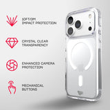 Tech21 Evo Lite Clear Case with MagSafe for iPhone 17/18 Pro 6.3" Clear - T21-11664