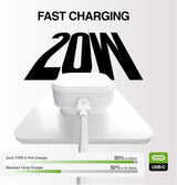 Juice 20W USB C PD UK Wall Charger White - JUI-MAINS-PD-PLUG-UBSC-20W-ECO-WHT