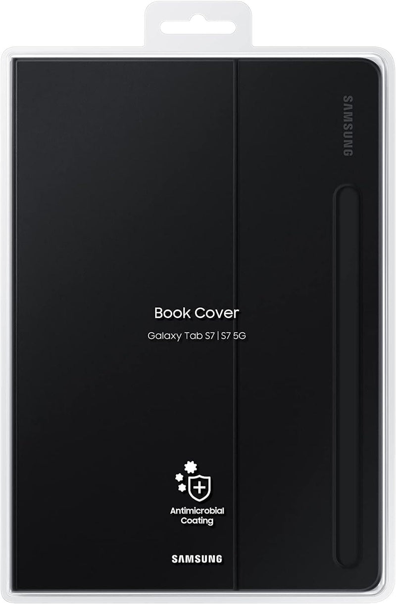 Samsung Galaxy Tab S7/S8 Book Cover Black - EF-BT630PBEGEU