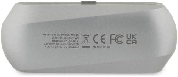 Guess Elongated Metallic ENC TWS Wireless Earphones Taupe - GUTWSC2MCDSE