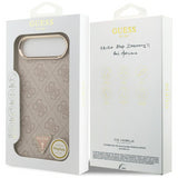 Guess 4G Triangle Logo Case with MagSafe for iPhone 17 Air 6.5" Rose Gold - GUHMP17MP4GTDGMP
