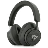 Guess PU 4G Triangle Logo Bluetooth Wireless On Ear Headphones Black - GUBHC15PMRTRK