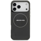 AMG Double Layer Transparent Smocked Case with MagSafe for iPhone 17 Pro Max 6.9" Black - AMHMP17X24HTRDK
