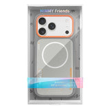 Nimmy Cool & Cute 2.0 Case with MagSafe for iPhone 17 Pro 6.3" Grey Orange - N-YJKM-CX2.0-IP17-PRO-05-A