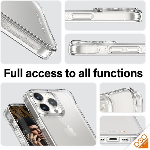 Panzer Glass Military Grade Standard Hard Case for iPhone 15 Pro 6.1" Clear - 1173