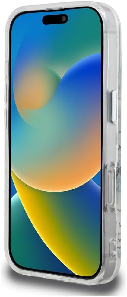 Karl Lagerfeld IML Sketched Graphic Case for iPhone 16 Pro Max 6.9" Clear - KLHCP16XHMLGFCH