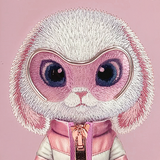 Nimmy Cool & Cute 2.0 Rabbit Case with MagSafe for iPhone 17 Pro Max 6.9" Pink - N-KMLL-IP17-PRO-MAX-08-A