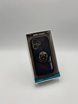 Nimmy Big Eye Cute Pet Pug Dog Face Case with Detachable MagSafe Grip for iPhone 17 6.3" Black Grey - N-XDY-CXZJZH-IP17-09-A