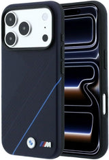 BMW M Tire Track Blue Line Case with MagSafe for iPhone 17/18 Pro Max 6.9" Navy Blue - BMHMP18X26SWPDKV