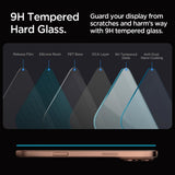 Spigen Glastr EZ Fit HD Screen Protector for iPhone 16 Pro Max 6.7" 2 Pack - AGL07907