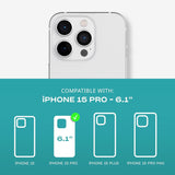 Tech 21 Evo Clear Cover for iphone 15 Pro 6.1" - T21-10281