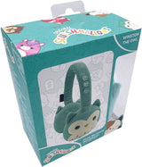 Squishmallows Plush Bluetooth Headphones with Microphone Winston The Owl - HMSQM-BT-WINSTON