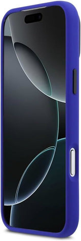 BMW M Series Silicone Vertical Logo Case with MagSafe for iPhone 17 Pro Max 6.9" Blue - BMHMP17X25SDBSV