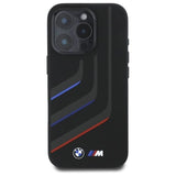 BMW M Series Silicone Turning Lines Case with MagSafe for iPhone 16 Pro 6.3" Black - BMHMP16L23SLIK
