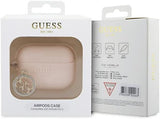 Guess 4G 3D Rubber Diamond Charm Case for Airpods Pro 2 Pink - GUAP23DSLGHDP