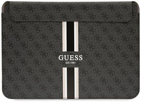 Guess 4G Printed Stripes Laptop Sleeve for 16" MacBook Black - GUCS16P4RPSK