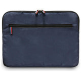 BMW M Series Nylon Pockets 14" Sleeve Bag with Metal Logo Navy Blue - BMCS14PNYPOV