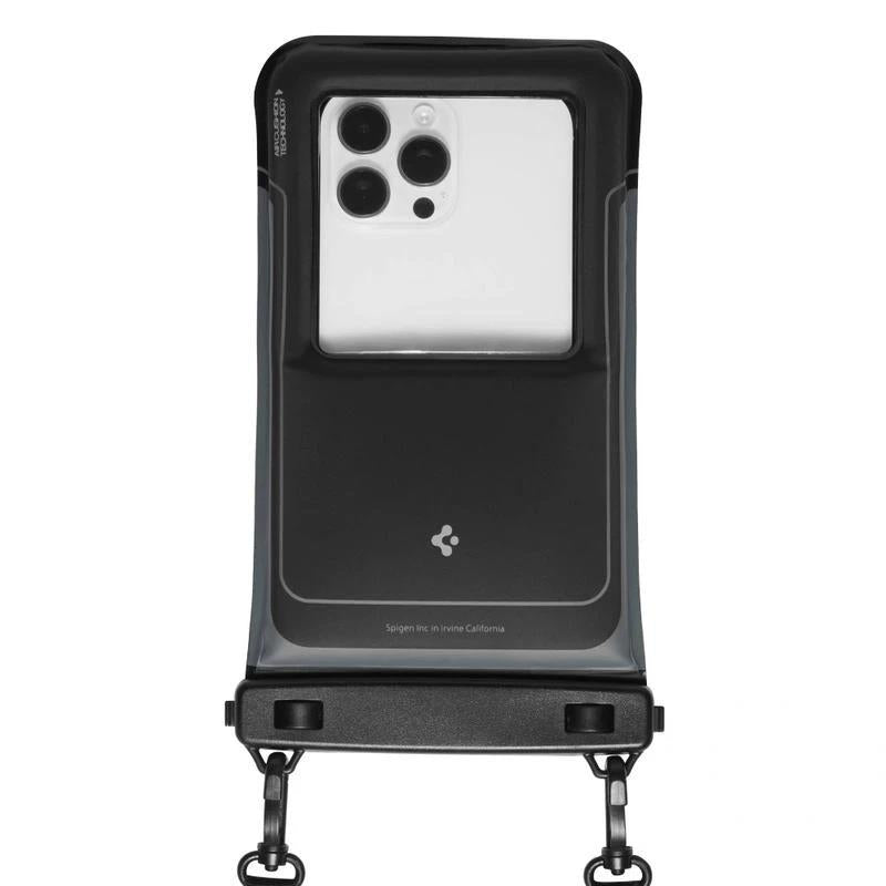 Spigen Aqua Shield A611P Universal Waterproof Phone Pouch Up to 7" 2 Pack Black - ACS09348