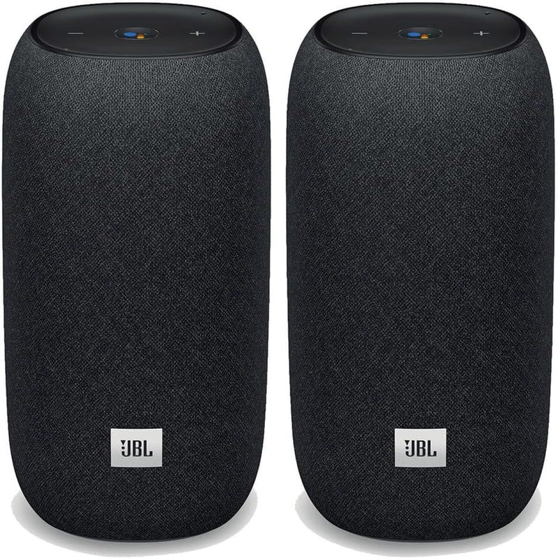 JBL Link Portable Smart Bluetooth Speaker Black Twin Pack