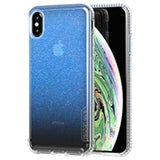Tech21 Pure Shimmer Blue Case Back Cover iphone X/XS Max 6.5" T21-6557