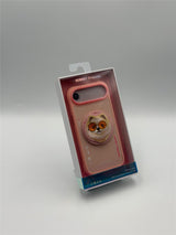 Nimmy Glass Cool Dog Face Case with Detachable MagSafe Grip Stand for iPhone 17 Air 6.5" Pink - N-YJKM-CXZJ-IP17-AIR-031
