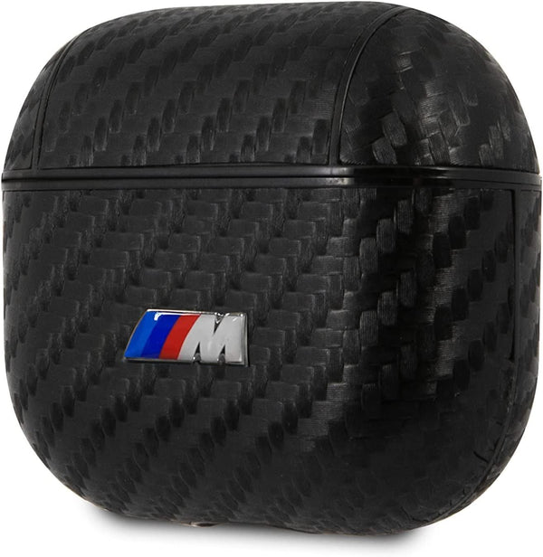 BMW M Series PU Carbon Cover for Airpods 3 Black - BMA3WMPUCA