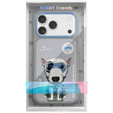 Nimmy Cool & Cute 2.0 Terrier Dog Case with MagSafe for iPhone 17 Pro 6.3" Grey Blue - N-KMLL-IP17-PRO-019-A