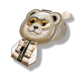 Nimmy Cool & Cute 2.0 Brown Bear Embroidery Magnetic Stand with MagSafe Brown - N-KM-BSZJ-11-B