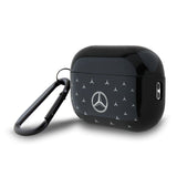 Mercedes Benz Geometry Star Pattern TPU Case for AirPods Pro 2 Black - MEAP28DMGHH