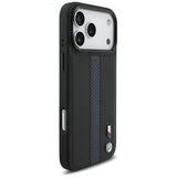 BMW M Perforated Stripe Logo Case with MagSafe for iPhone 17 Pro Max 6.9" Blue - BMHMP17X25PCPSKB