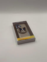 Nimmy Glasses Cool Dog Face Case with Detachable MagSafe Grip Stand for iPhone 17 6.3" Grey Blue - N-YJKM-CXZJ-IP17-028