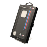 BMW M Meshed Tricolor Stripes Case with MagSafe for iPhone 16 Pro 6.3" Black - BMHMP16L23PUTRK
