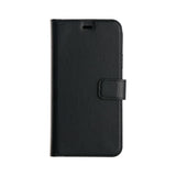 XQISIT Slim Wallet for iPhone 12/Pro 6.1" Black Case with Stand Function